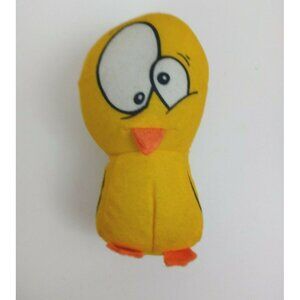 2000 Silly Slammers Chirpie Yellow Bird 5" Plush Burger King Toy